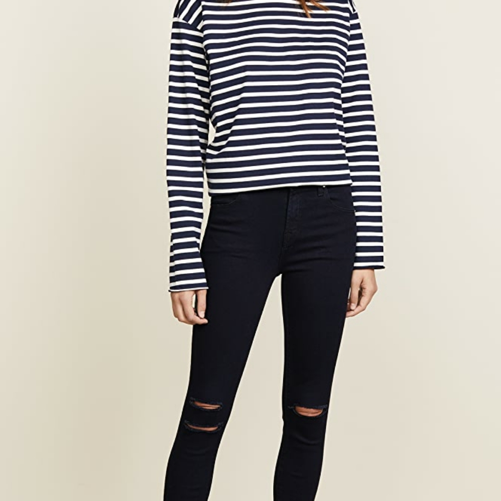 Alana high-rise cropped skinny jeans Blue Mercy